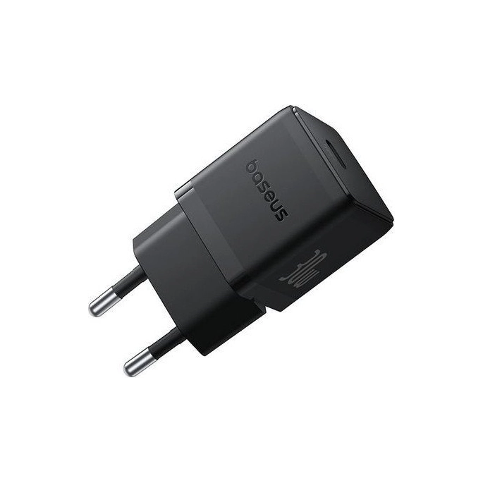 Сетевое зарядное Baseus Palm Fast Charger 1C 30W EU P10111605113-00 (черный). Фото 5