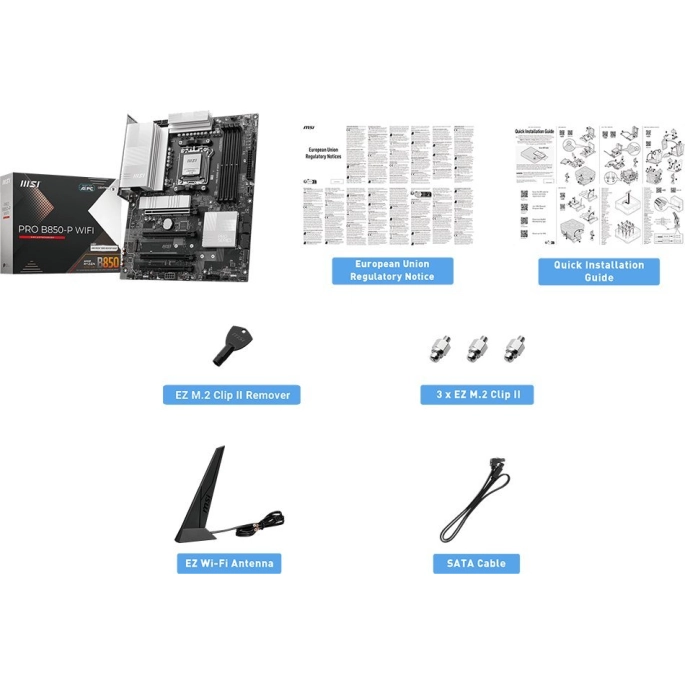 Материнская плата MSI Pro B850-P WiFi. Фото 2