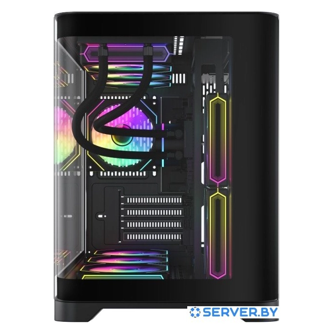 Корпус GameMax HYPE-M BK (черный). Фото 2