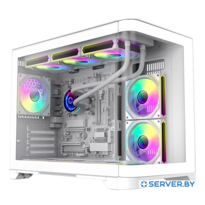 Корпус GameMax HYPE-M WH (белый). Фото 1