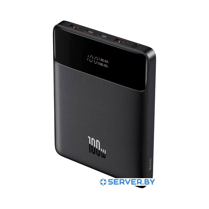 Внешний аккумулятор Baseus Blade High Power Digital Display Quick Charge Power Bank 100W 20000mAh. Фото 1