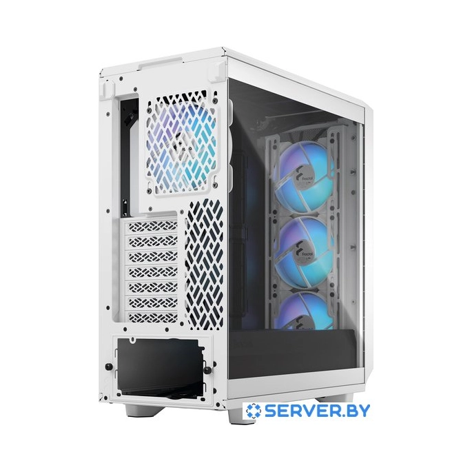 Корпус Fractal Design Meshify 2 Compact RGB White TG Clear Tint FD-C-MES2C-08. Фото 4
