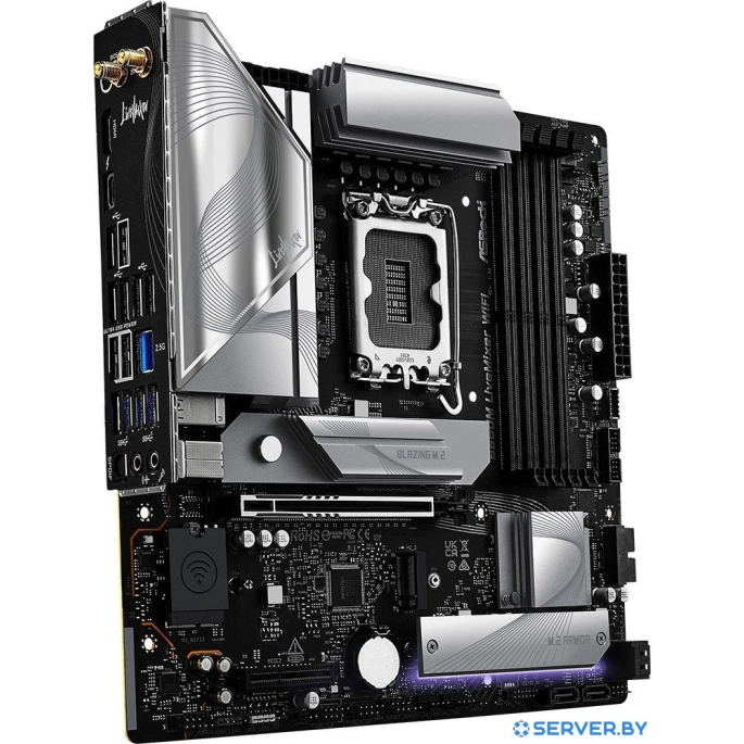 Материнская плата ASRock B860M LiveMixer WiFi. Фото 3