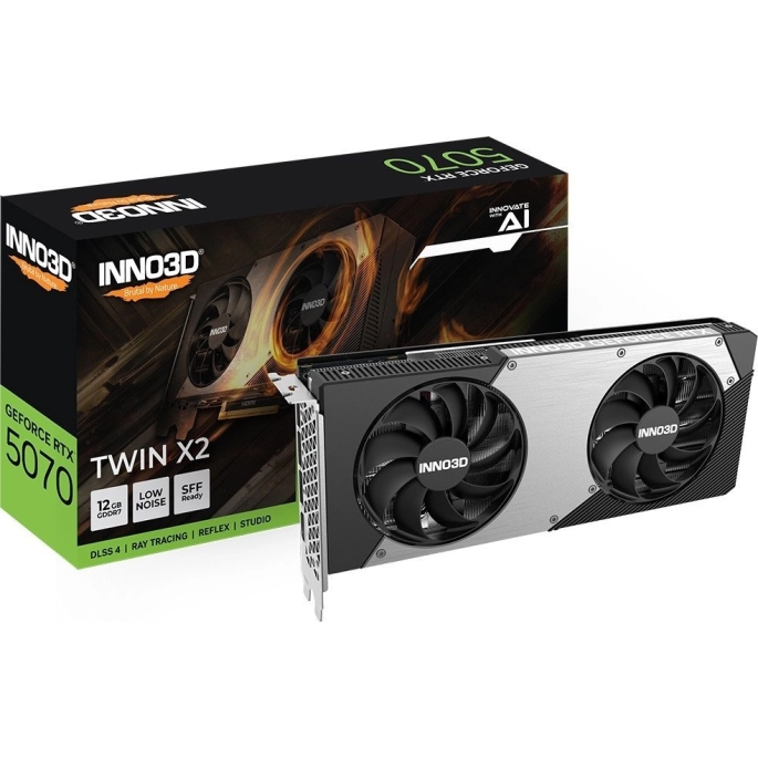 Видеокарта Inno3D GeForce RTX 5070 Twin X2 N50702-12D7-195064N. Фото2
