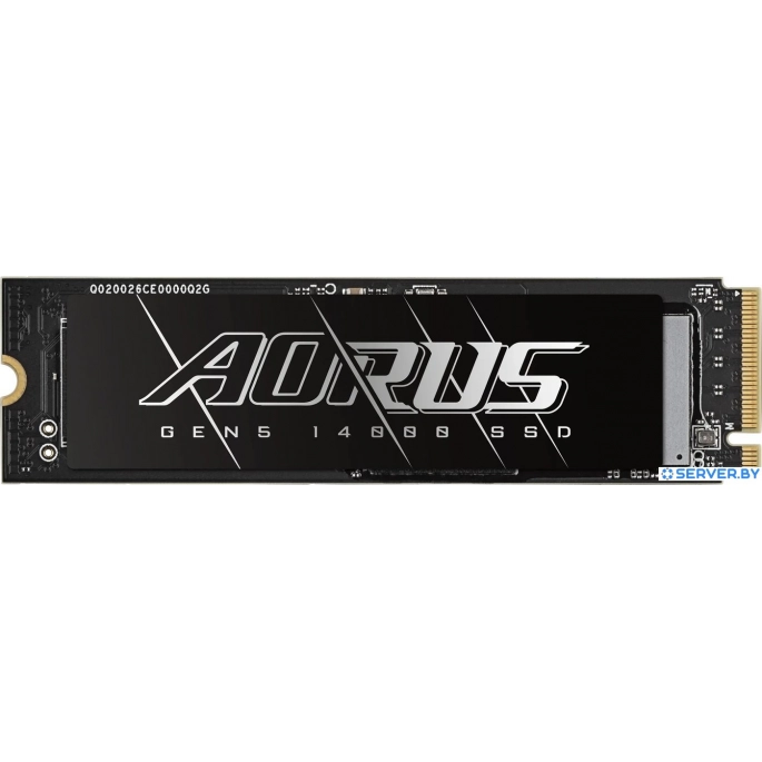 SSD Gigabyte Aorus Gen5 14000 SSD 2TB AG514K2TB. Фото 1