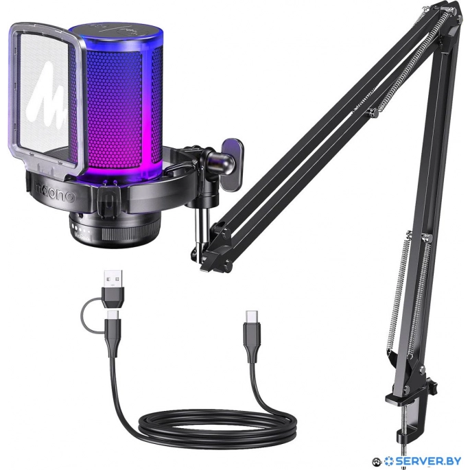 Проводной микрофон Maono DGM20S (черный). Фото 1