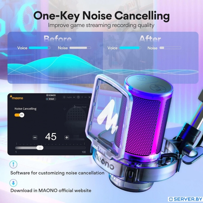 Проводной микрофон Maono DGM20S (черный). Фото 2