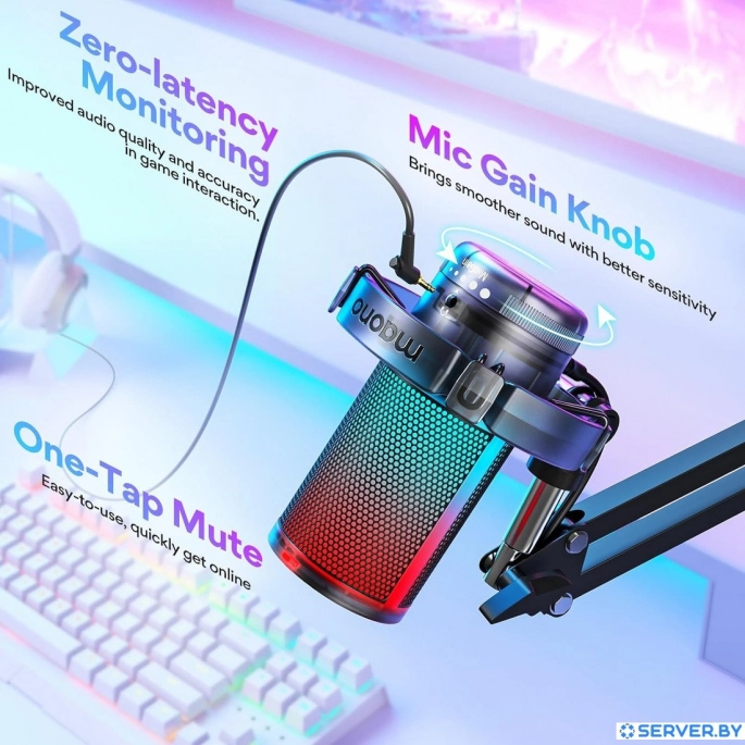 Проводной микрофон Maono DGM20S (черный). Фото 4