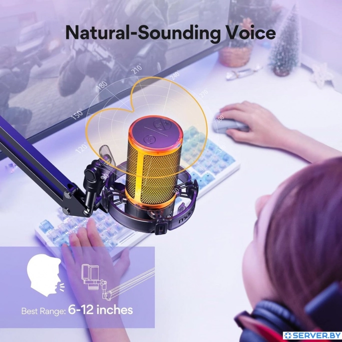 Проводной микрофон Maono DGM20S (черный). Фото 5