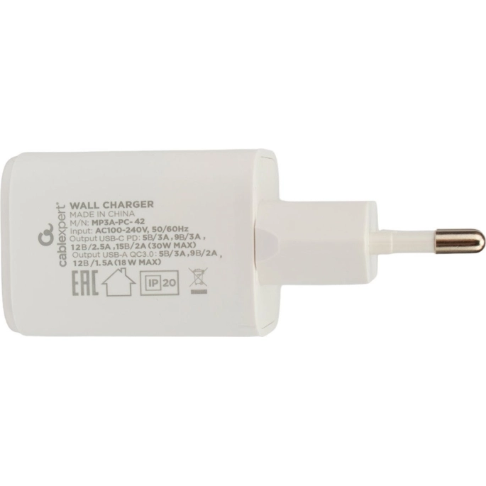 Сетевое зарядное Cablexpert MP3A-PC-42. Фото 2