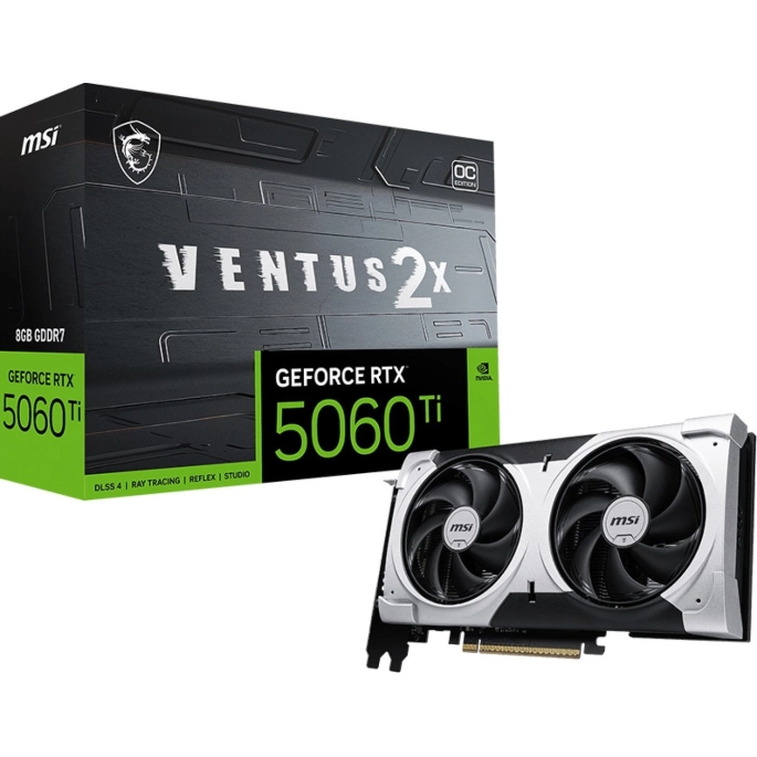 Видеокарта MSI GeForce RTX 5060 Ti 8G Ventus 2X OC Plus. Фото 2