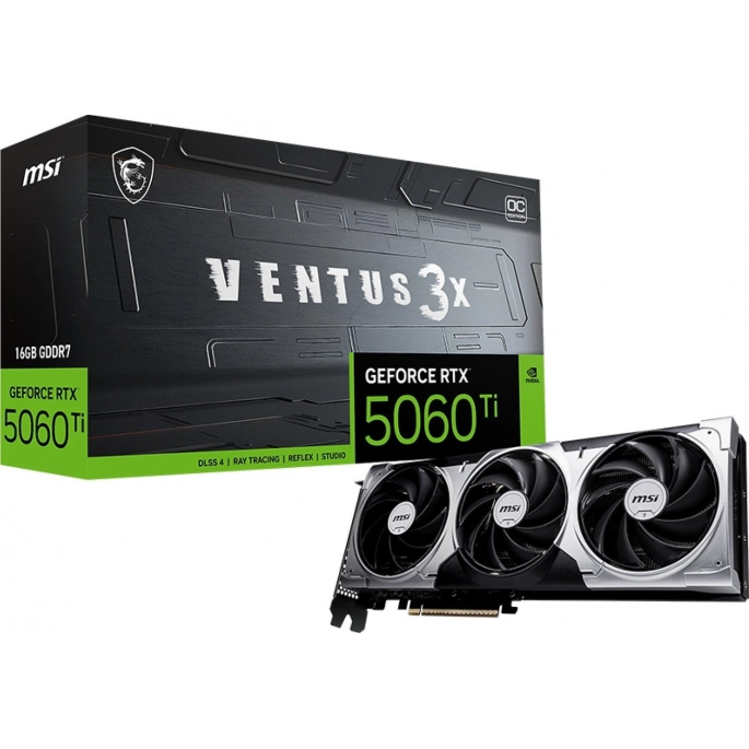 Видеокарта MSI GeForce RTX 5060 Ti 16G Ventus 3X OC. Фото 3