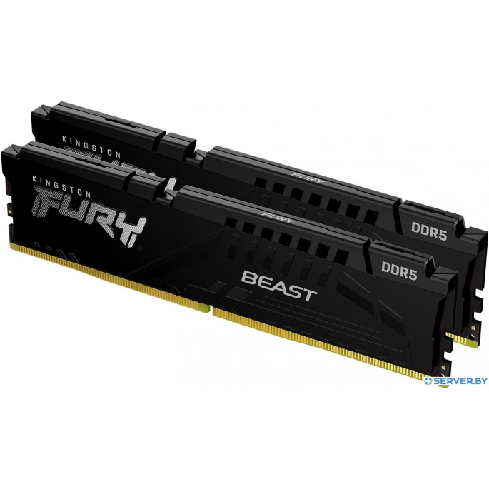 Оперативная память Kingston FURY Beast 2x16ГБ DDR5 6400 МГц KF564C32BBEK2-32. Фото 1