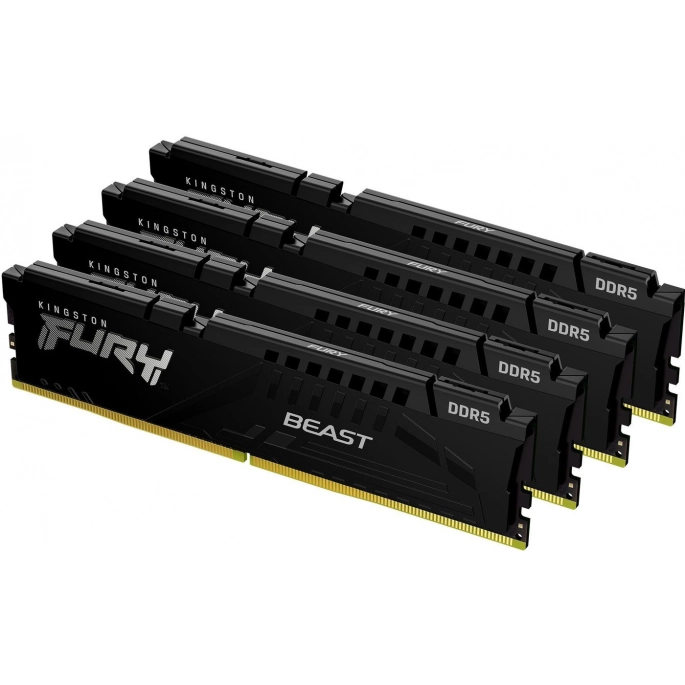 Оперативная память Kingston FURY Beast 4x32ГБ DDR5 5200 МГц KF552C40BBK4-128. Фото1