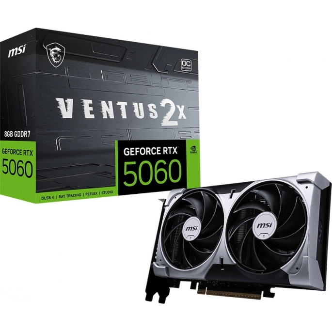 Видеокарта MSI GeForce RTX 5060 8G Ventus 2X OC. Фото 3
