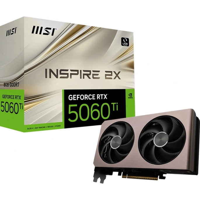 Видеокарта MSI GeForce RTX 5060 Ti 8G Inspire 2X. Фото3