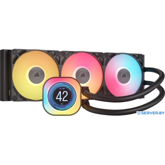 Система жидкостного охлаждения для процессора Corsair iCUE LINK TITAN 360 RX LCD CW-9061023-WW. Фото 1