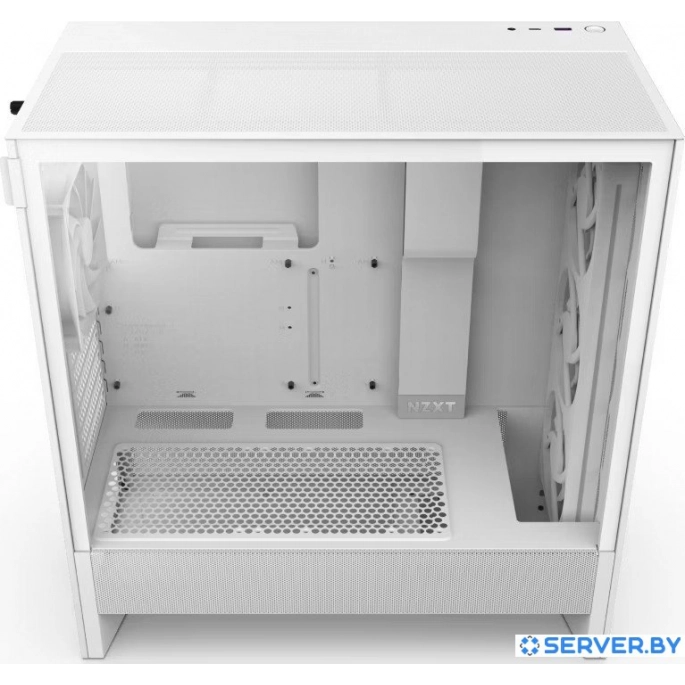 Корпус NZXT H5 Flow RGB 2024 CC-H52FW-R1. Фото 3
