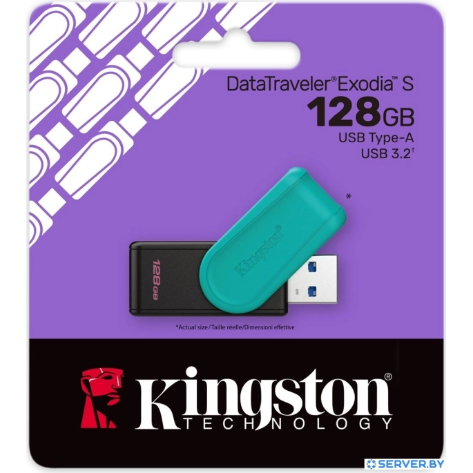 USB Flash Kingston DataTraveler Exodia S 128GB DTXS/128GB. Фото3