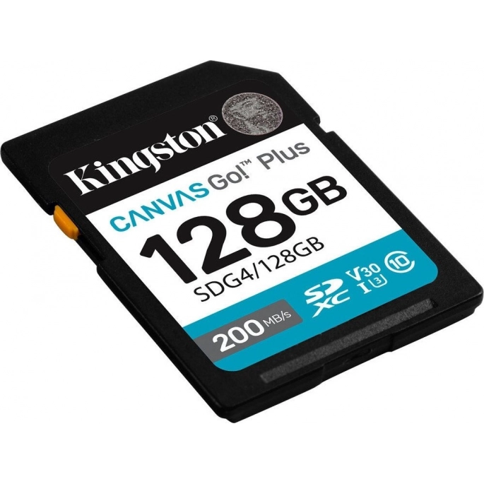 Карта памяти Kingston Canvas Go! Plus SDXC 128GB SDG4/128GB. Фото 2