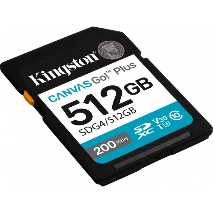Карта памяти Kingston Canvas Go! Plus SDXC 512GB SDG4/512GB. Фото 2