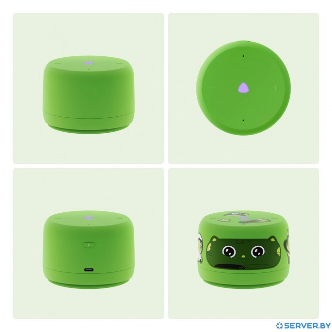 Умная колонка Яндекс Станция Лайт 2 без часов (зеленый). Фото 3