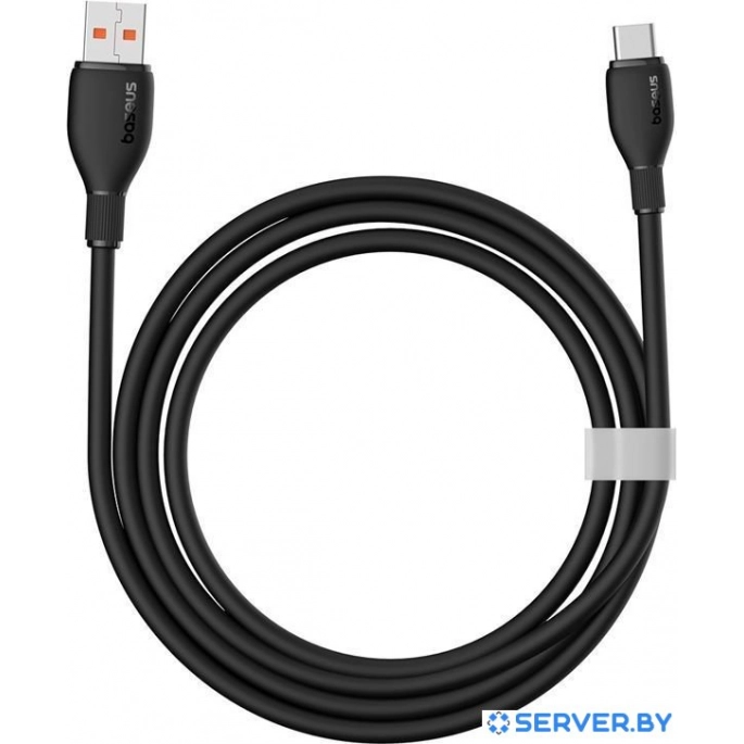 Кабель Baseus Pudding Series USB Type-A - USB Type-C (1.2 м, черный). Фото5