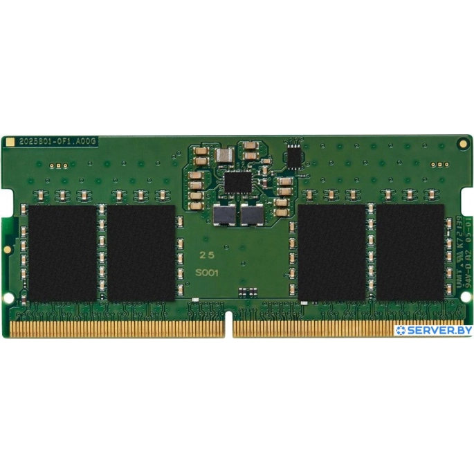 Оперативная память Kingston 8ГБ DDR5 SODIMM 6400 МГц KVR64V52BS6-8. Фото 1