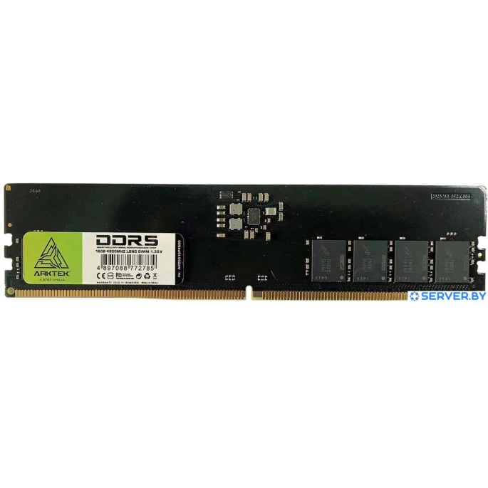 Оперативная память Arktek 16ГБ DDR5 4800 МГц AKD5S16P4800. Фото1
