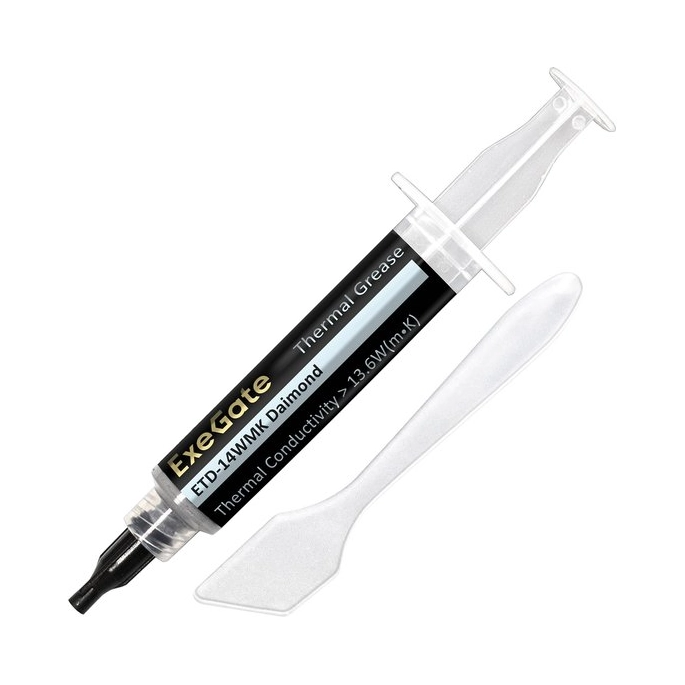 Термопаста ExeGate ETD-14WMK Daimond EX293371RUS (6 г). Фото 1