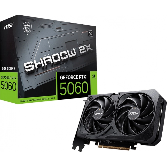 Видеокарта MSI GeForce RTX 5060 8G Shadow 2X. Фото3