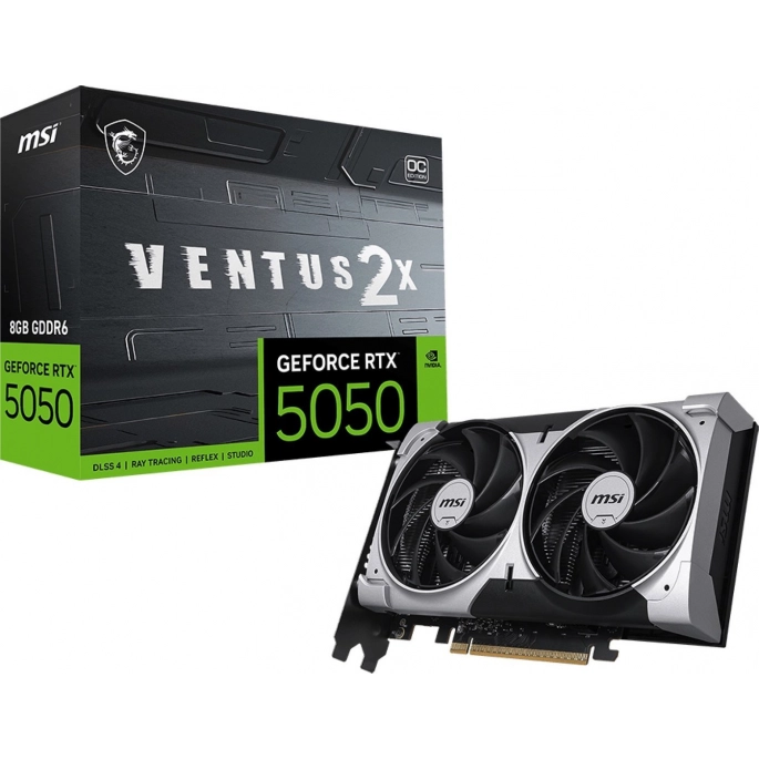 Видеокарта MSI GeForce RTX 5050 8G Ventus 2X OC. Фото 2