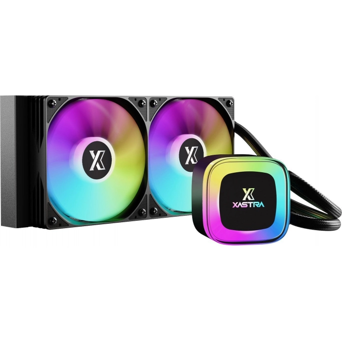 Система жидкостного охлаждения для процессора XASTRA LP240 ARGB BK. Фото 1