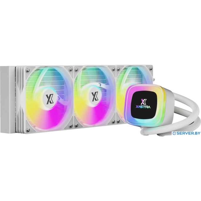 Система жидкостного охлаждения для процессора XASTRA LP360 ARGB WH. Фото 1