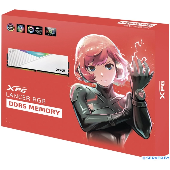 Оперативная память ADATA XPG Lancer RGB 2x48ГБ DDR5 6000МГц AX5U6000C3048G-DCLARWH. Фото 5