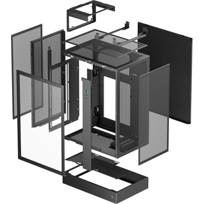 Корпус DeepCool CH170 Plus R-CH170-BKNGM0-G. Фото 5