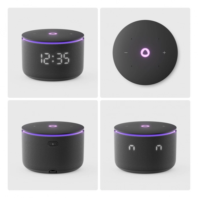 Умная колонка Яндекс Станция Мини 3 Про (черный). Фото 3