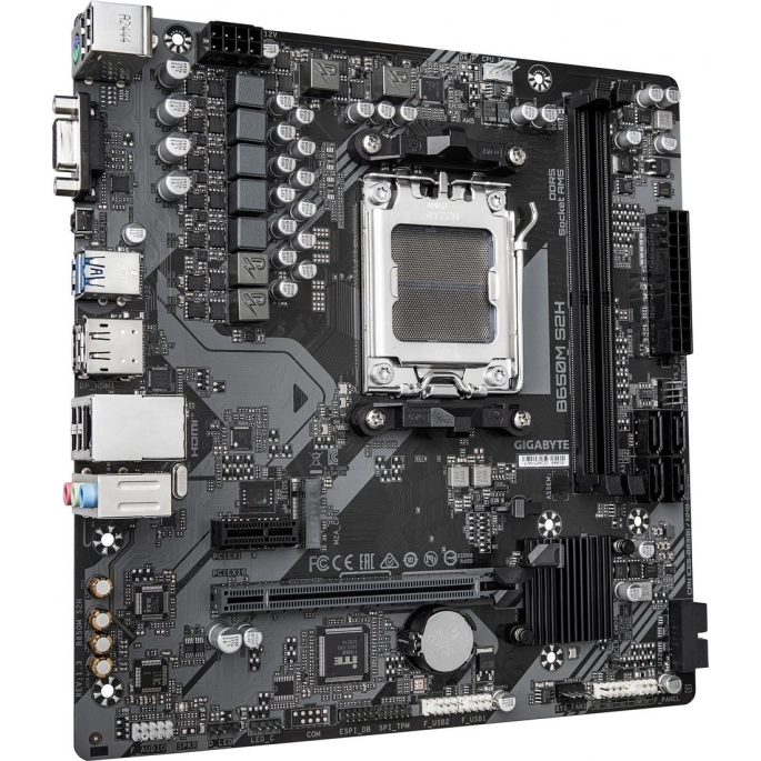 Материнская плата Gigabyte B650M S2H (rev. 1.3). Фото 2