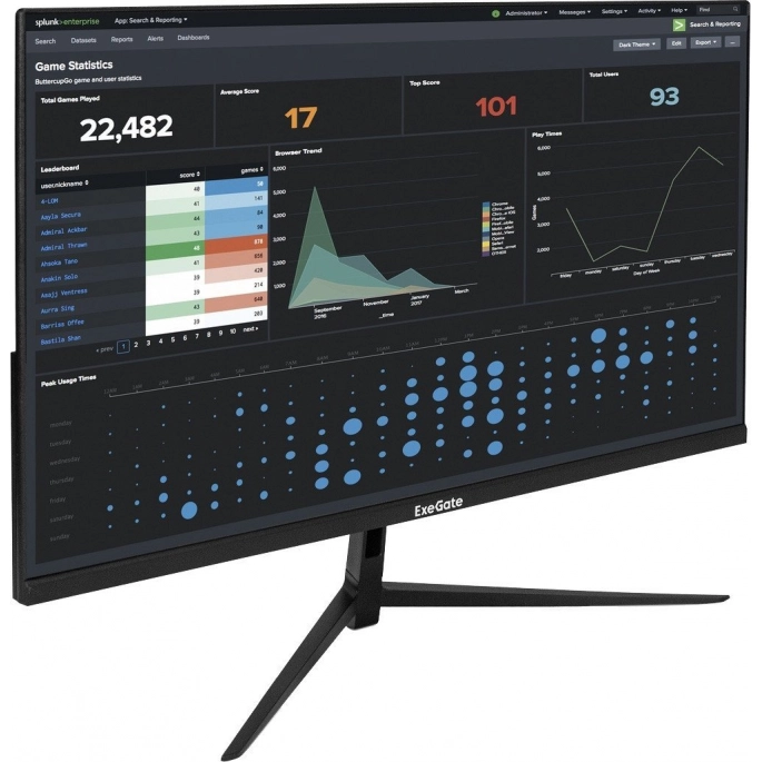 Монитор ExeGate SuperView EH2707A EX298354RUS. Фото 1