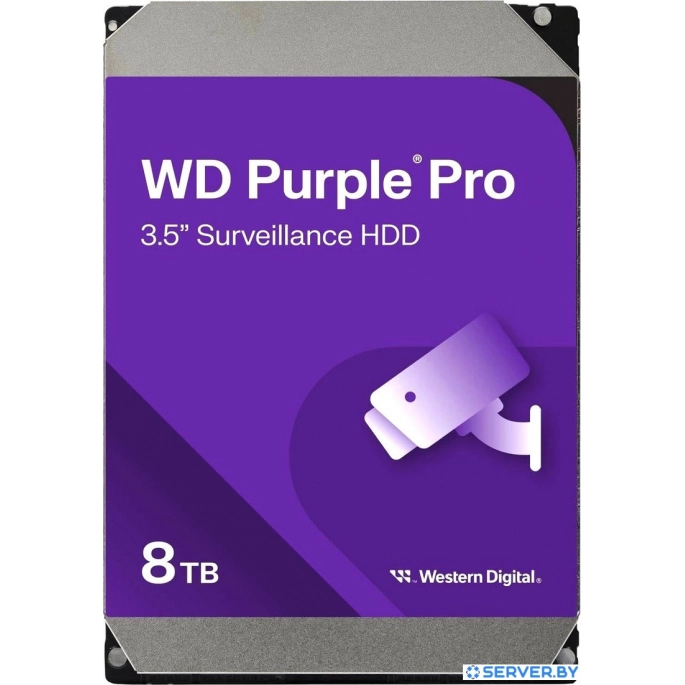 Жесткий диск WD Purple Pro 8TB WD8002PURP. Фото 1
