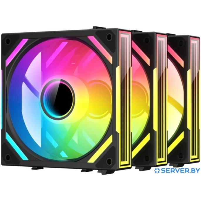 Комплект вентиляторов для корпуса XASTRA FS120B ARGB 3шт. Фото 1