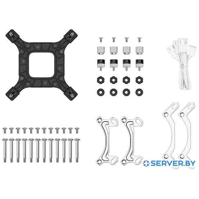 Система жидкостного охлаждения для процессора DeepCool LE360 WH V2 R-LE360-WHAMMN-G-2. Фото 5