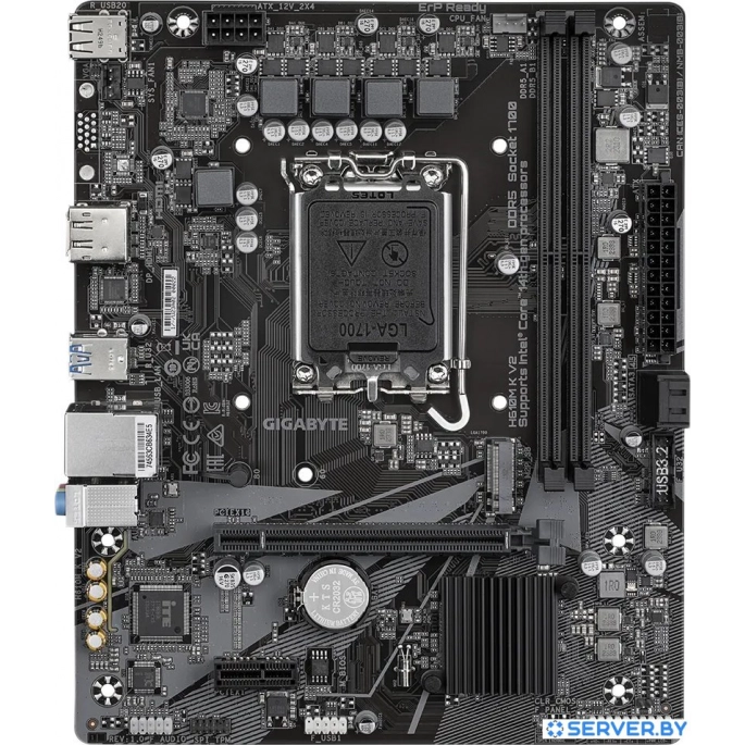 Материнская плата Gigabyte H610M K V2 (rev. 1.0). Фото 1