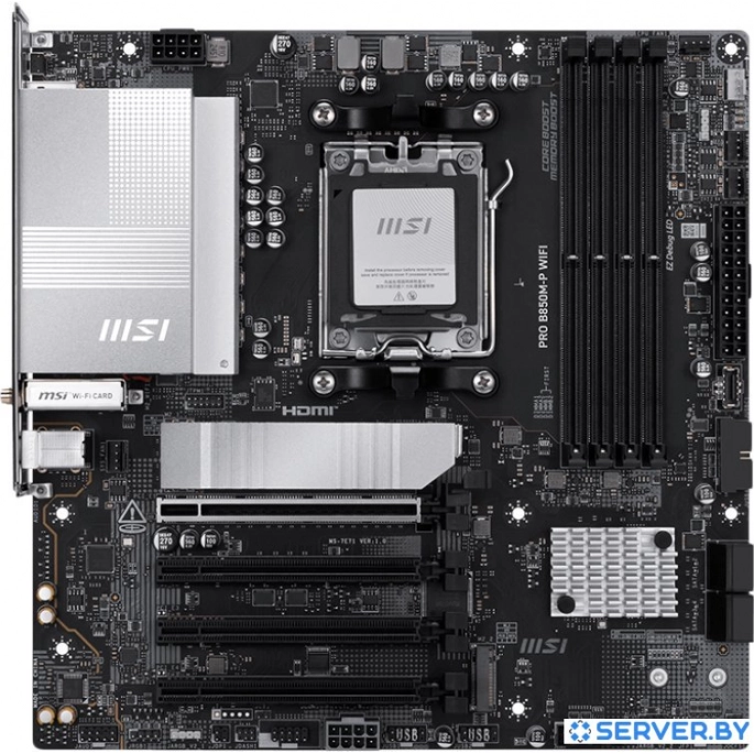 Материнская плата MSI Pro B850M-P WiFi. Фото 1