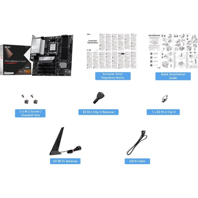 Материнская плата MSI Pro B850M-P WiFi. Фото 5