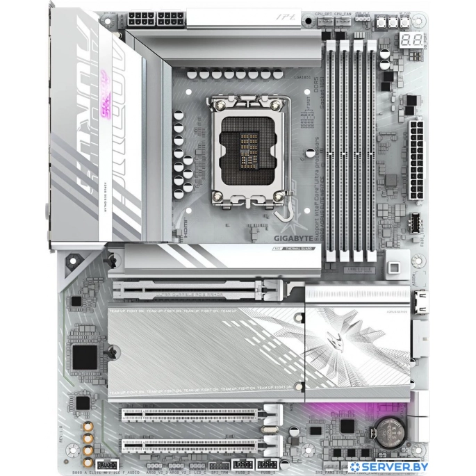 Материнская плата Gigabyte B860 Aorus Elite WiFi7 Ice. Фото1