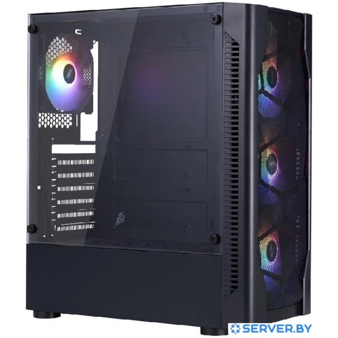 Корпус 1stPlayer DK D4 FRGB (черный). Фото 1