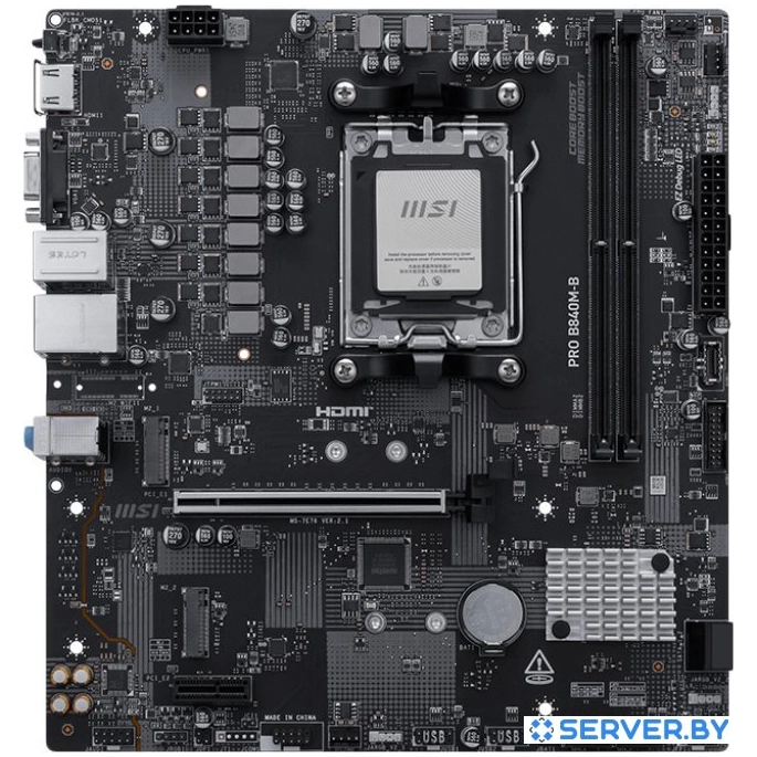 Материнская плата MSI Pro B840M-B. Фото 1
