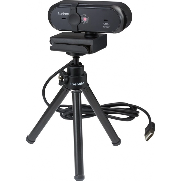 Веб-камера для стриминга ExeGate Stream C925 Wide FullHD T-Tripod. Фото 2