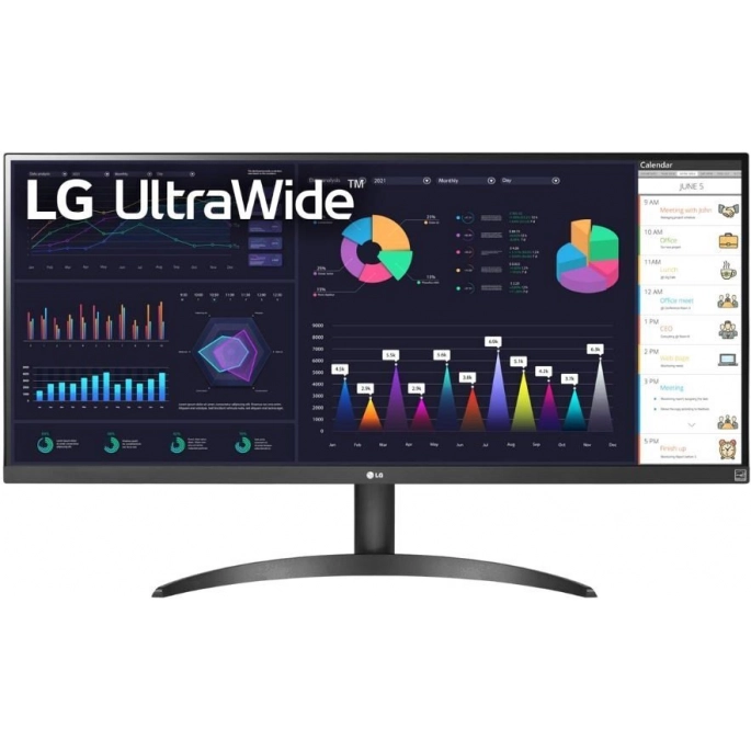Монитор LG UltraWide 34WQ500-B. Фото 1